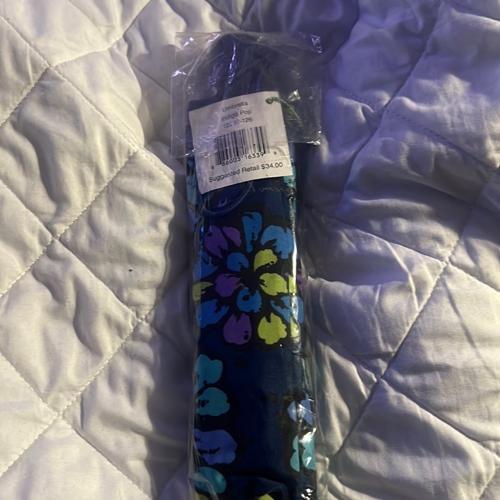 Vera Bradley Indigo Pop umbrella